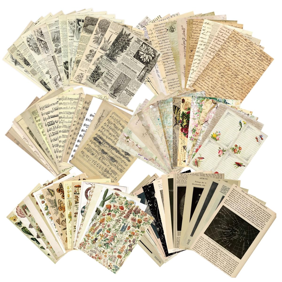 HASTHIP 180 Sheet Scrapbook Paper, Journal Supplies Journaling Scrapbooking Craft Paper Kits Vintage Room Decor Posters Decoupage Paper for Journals Bullet Journal Card Making Decorative Background HASTHIP 180 Sheet Scrapbook Paper, Journal Supplies Journaling Scrapbooking Craft Paper Kits Vintage Room Decor Posters Decoupage Paper for Journals Bullet Journal Card Making Decorative Background